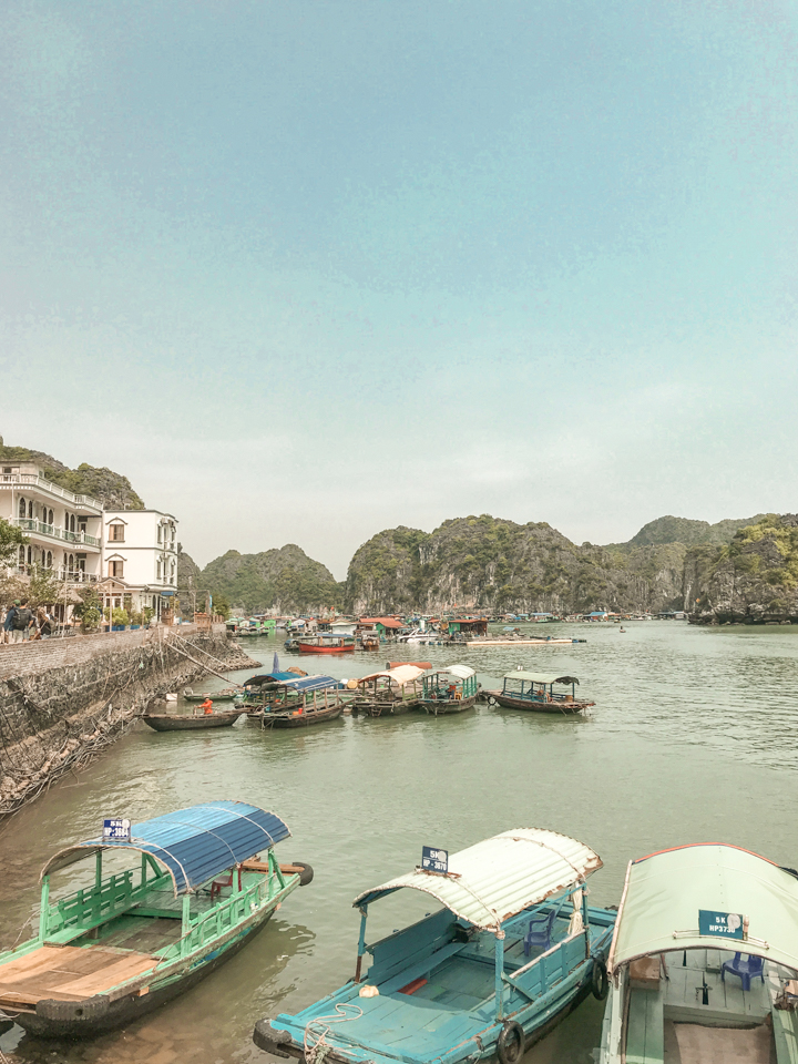 spellbound travels boats at cat ba island 