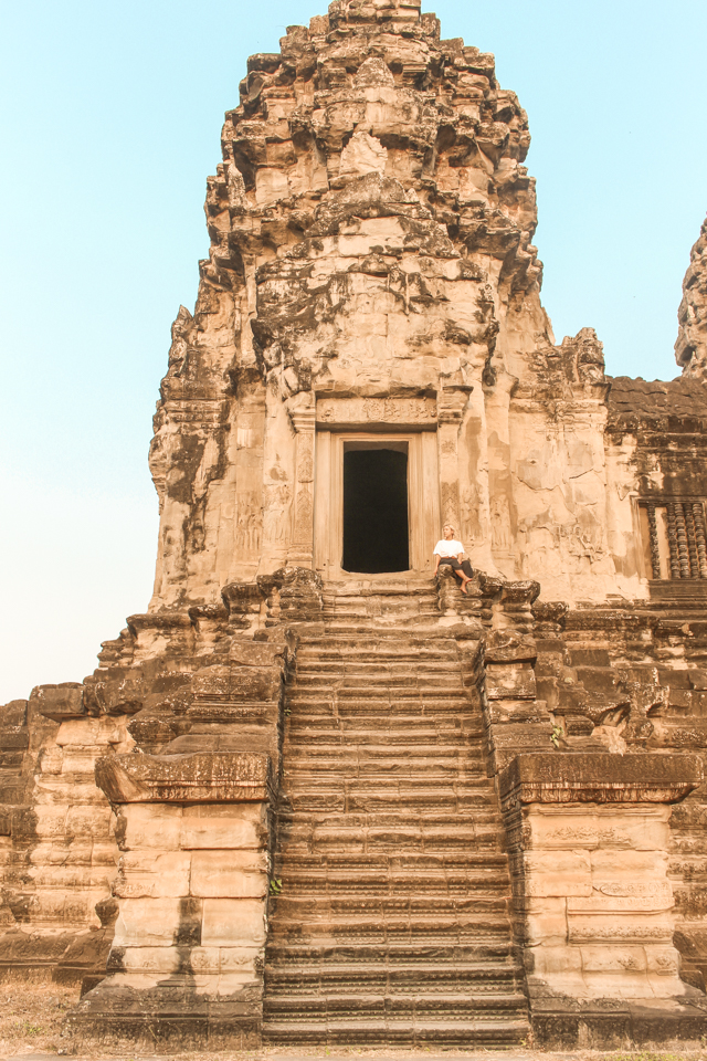 spellbound travels girl at angkor wat cambodia